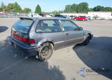 1991 Honda Civic Dx from USA, damaged, VIN 2HGED6459MH535432